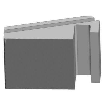 فولاد فرش CNC Pinza 005 E1 با روش ماشینکاری CNC و 88.0x56.0x39.0 میلی متر