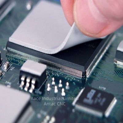پد حرارتی سیلیکونی انعطاف پذیر 0.020-0.200mm ثابت دی الکتریک 3.49 ~ 9.8 1MHz نمونه های رایگان