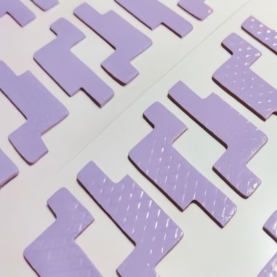 مقاومت حجم بالا پد حرارتی سفارشی CPU با گزینه های چگالی 3.0±0.5 G / cm3