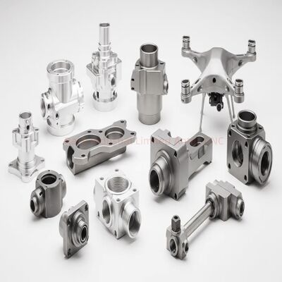 قطعات ماشینکاری دقیق CNC 0.03 خشکی سطح سطح آنودیزه شده ابعاد سفارشی قطعات